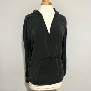 A Pea in the Pod Maternity Postpartum Black Hoodie Sweatshirt size S Maternity